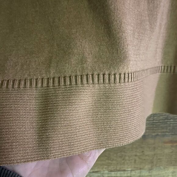 Joules Vivianna slash neck long sleeve tan white sweater, open tail size 4 New‎ - Picture 3 of 11